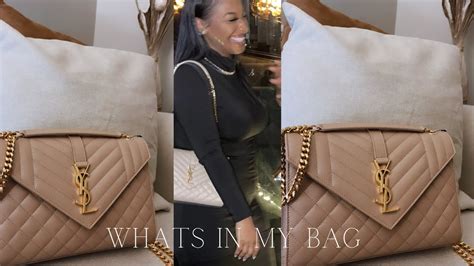 Whats In My Bag: YSL Medium Cassandra Calfskin Shoulder Bag